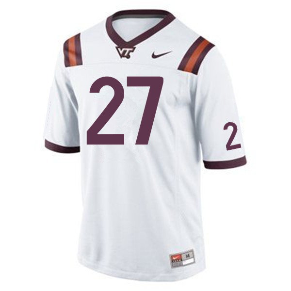 Men #27 Armani Chatman Virginia Tech Hokies College Football Jerseys Sale-Maroon